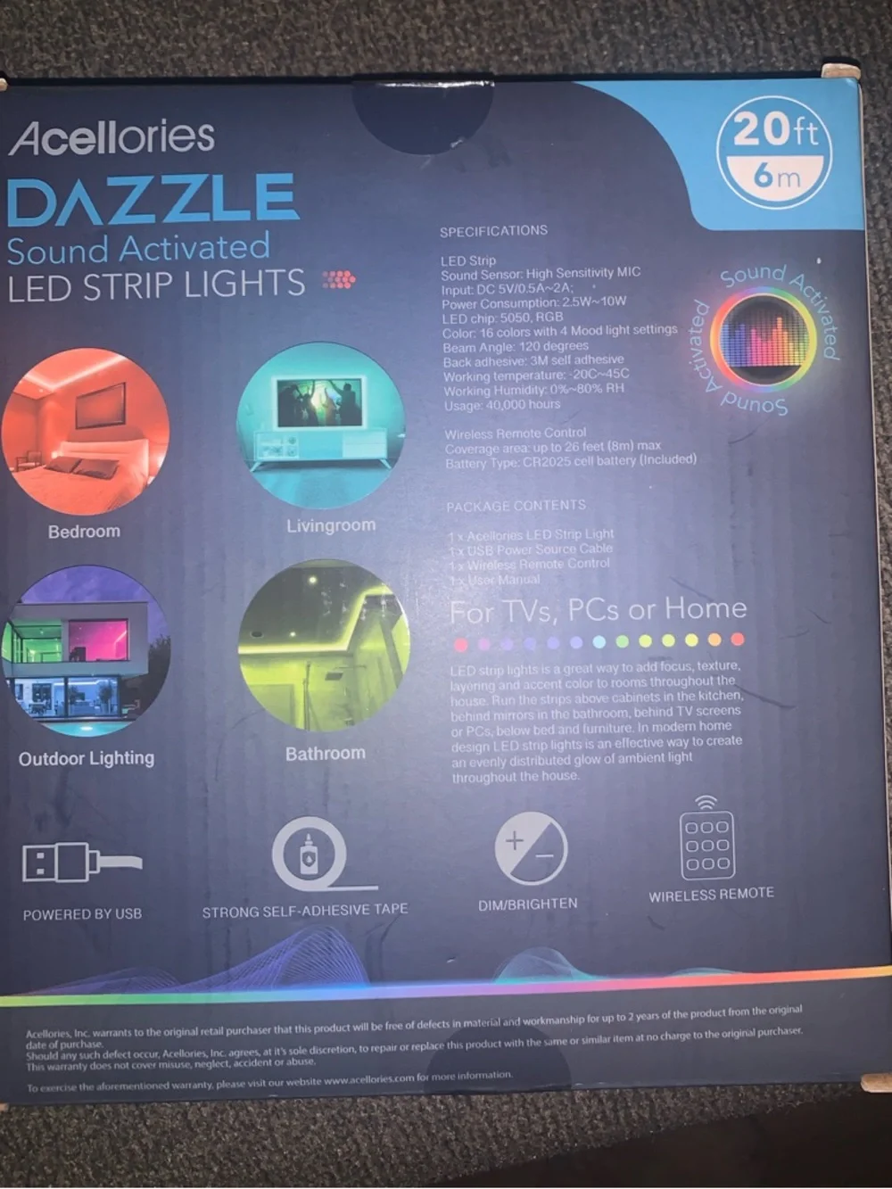 LED Strip Lights - Multicolor - Picture 2 of 2